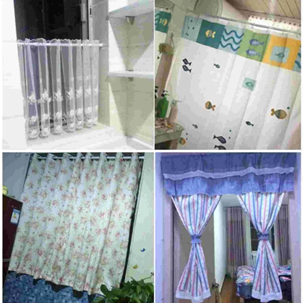 Drill-Free Multifunctional Adjustable Rod - Stainless Steel Shower Curtain Tension Rod