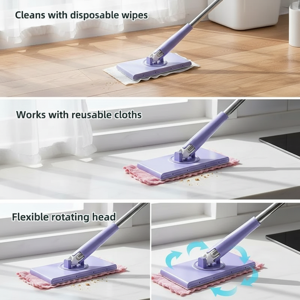 Mini Mop in Use - Lifestyle Photo
